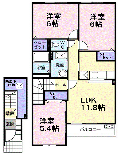 リバーサイド　オノの間取り