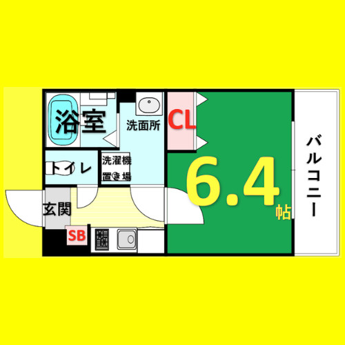 リブリ・千成　名古屋市賃貸　仲介手数料無料の間取り