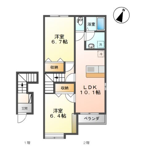 サニーテラスの間取り