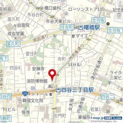 【地図】 | グランスイート四谷プレシア