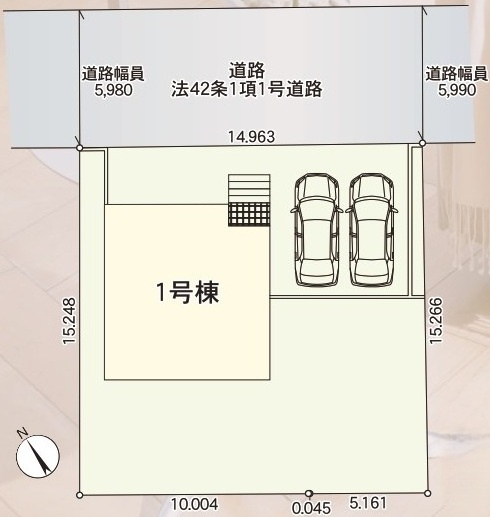 水戸市笠原町　第6　新築戸建ての区画図|区画図です♪