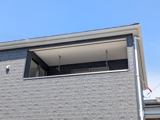 那珂市瓜連　第14　新築戸建て　6号棟のバルコニー