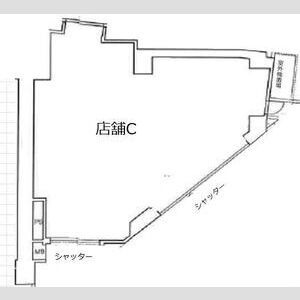 草津市南草津２丁目の店舗事務所の間取り