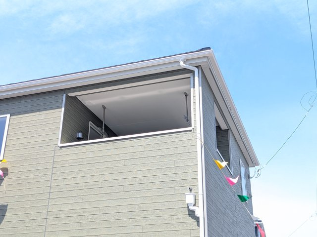 那珂市瓜連　第14　新築戸建て　5号棟のバルコニー