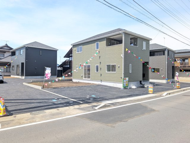 那珂市瓜連　第14　新築戸建て　5号棟の外観