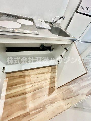 COCORO吹田のキッチン|キッチン下収納