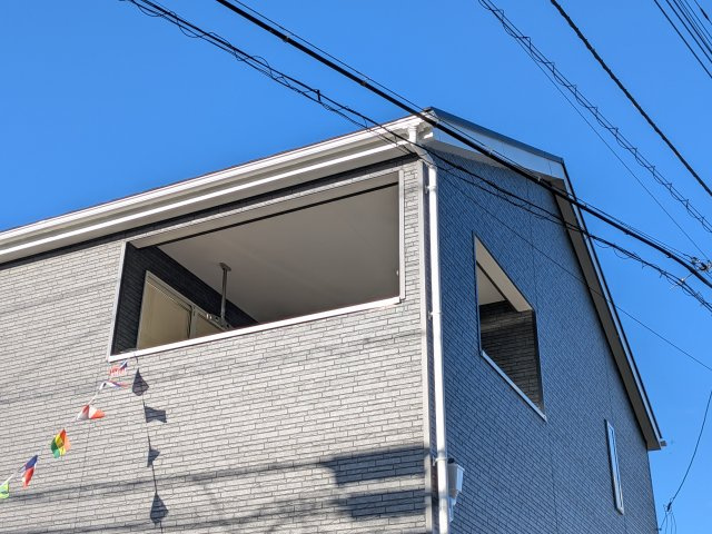 那珂市瓜連　第14　新築戸建て　2号棟のバルコニー