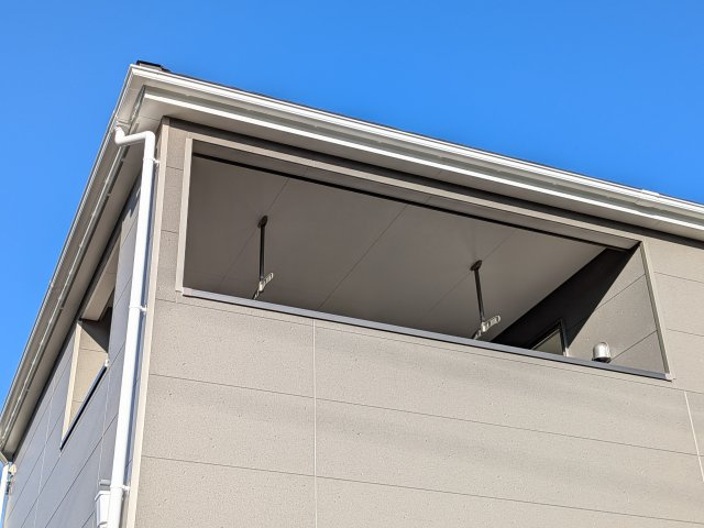 那珂市瓜連　第14　新築戸建て　3号棟のバルコニー