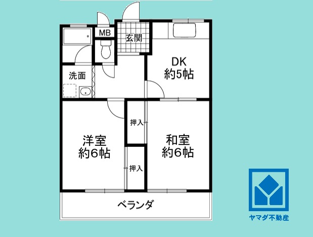 マンションラージの間取り