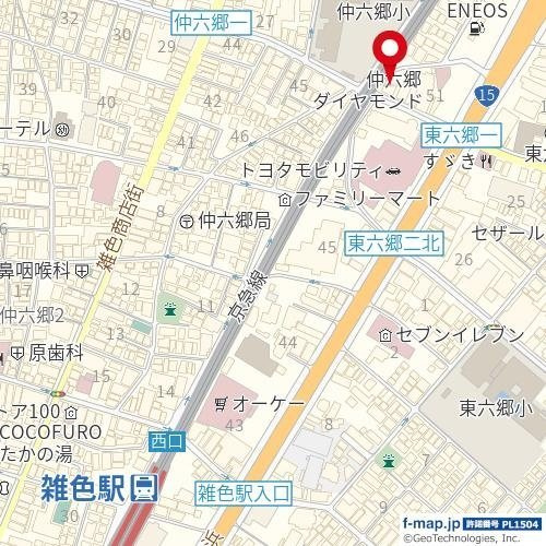 Ｒｉｓｉｎｇ　ｐｌａｃｅ　蒲田南の地図