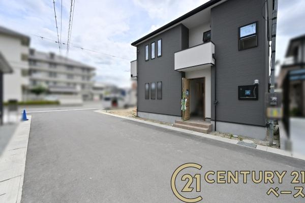 ファーストタウン指柳町 ／新築一戸建の前面道路含む現地写真|■現地撮影写真■ 前面道路は６ｍ以上と広くゆったりしています！