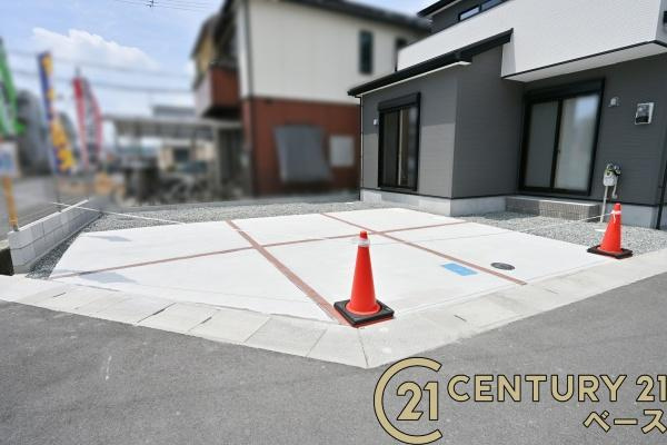 ファーストタウン指柳町 ／新築一戸建の駐車場|■現地撮影写真■