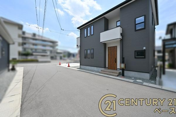 ファーストタウン指柳町 ／新築一戸建の前面道路含む現地写真|■現地撮影写真■ 前面道路は６ｍ以上と広くゆったりしています！