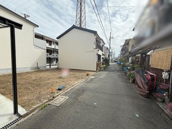 【前面道路含む現地写真】 | 守口市大日町3丁目　売土地