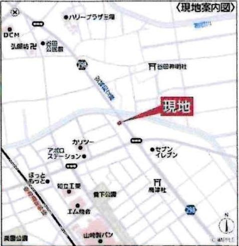 安城市二本木新町第3　全2棟・2号棟のその他|交通アクセス図です。