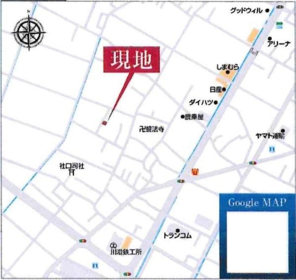 岡崎第259土井町　全1棟・1号棟のその他|交通アクセス図です。