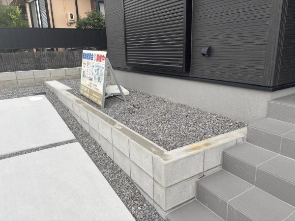 豊田市新町　全2棟・1号棟の庭|ウッドデッキやBBQ。想像が膨らむお庭