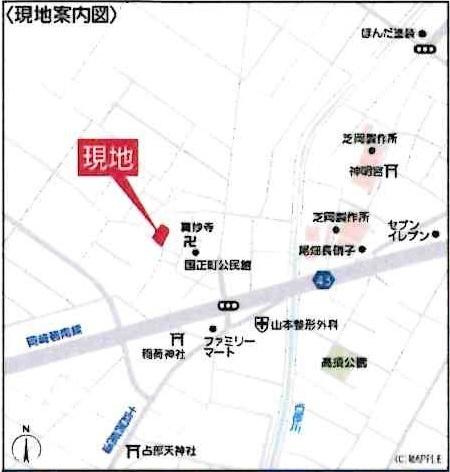 岡崎市国正町第1　全4棟・4号棟のその他|交通アクセス図です。