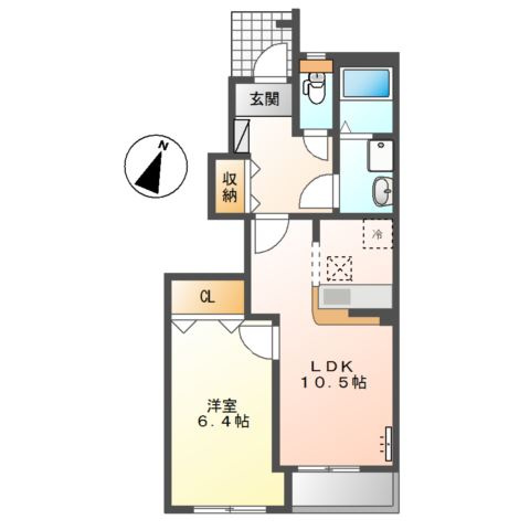 ＤモンドⅠの間取り