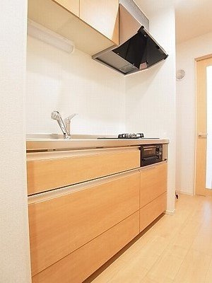 エーデルハイムＤのキッチン|きれいなキッチンです