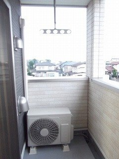 喜修Ⅳのバルコニー|広々としたバルコニーです