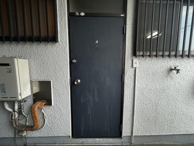 共栄荘の玄関|毎日通る玄関はこちらです