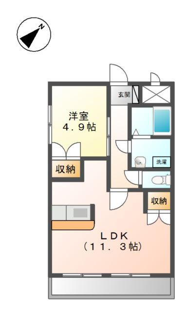 エスポワールの間取り