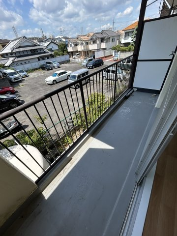 琴浦マンションのバルコニー