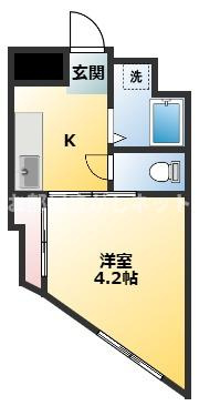 王子麻布ビル【おとり物件なし】#学生・社会人にオススメ！初期費用分割払いOK！の間取り