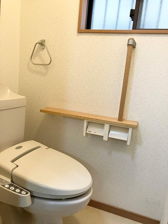 指扇戸建のトイレ|ゆったりとした空間のトイレです