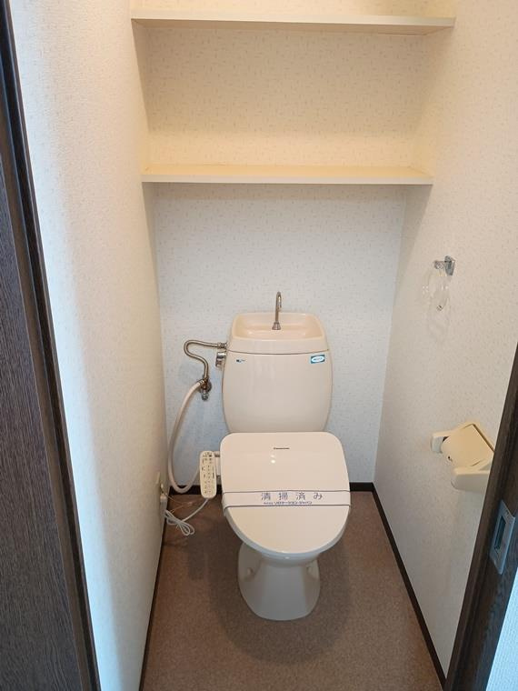 サンマンション北本２号館のトイレ|ゆったりとした空間のトイレです
