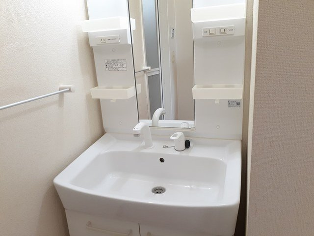 カーラの洗面所|スペースが確保できる洗面所です