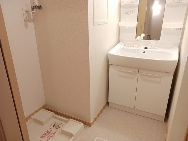 ベルデーアＡ棟の洗面所|使いやすい洗面所です