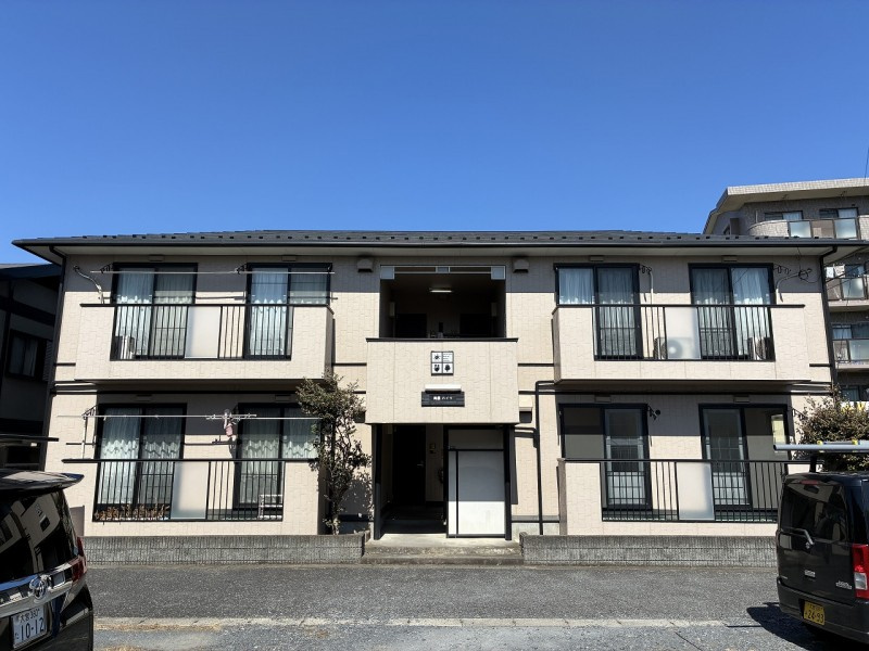 奥墨ハイツのバルコニー|お洗濯にも便利なバルコニー付き