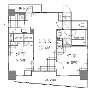 【間取り】 | エターナル南千住グランTokyo