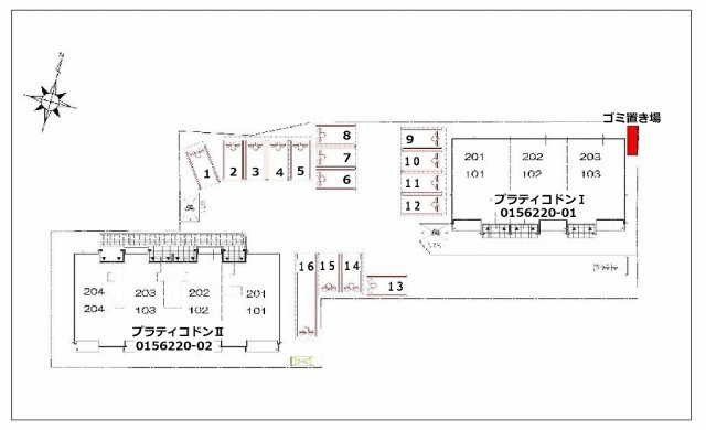 プラティ・コドンⅡの区画図