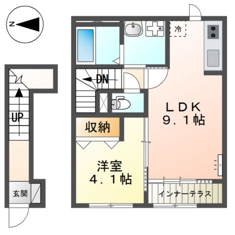 Ｍ’ＳレジデンスＨＩＭＥＪＩの間取り