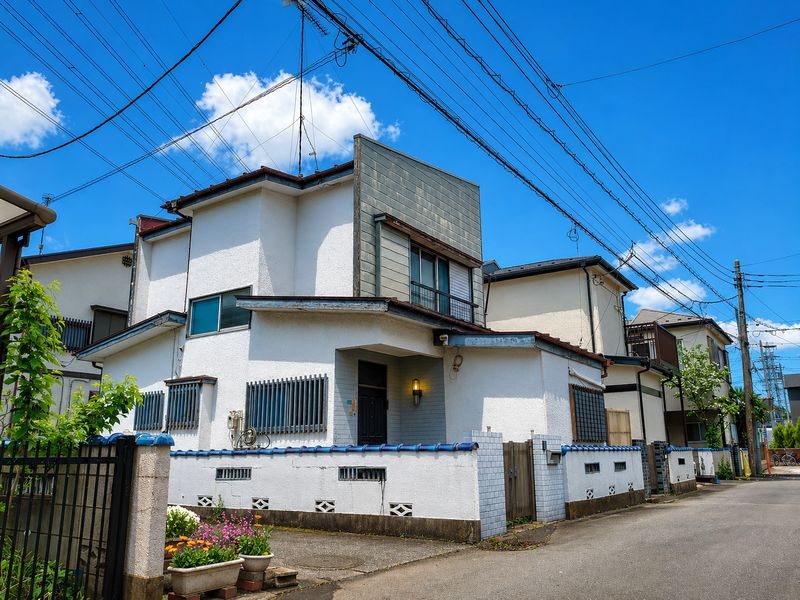 東京都立川市一番町　角地の外観|未登記古家あり