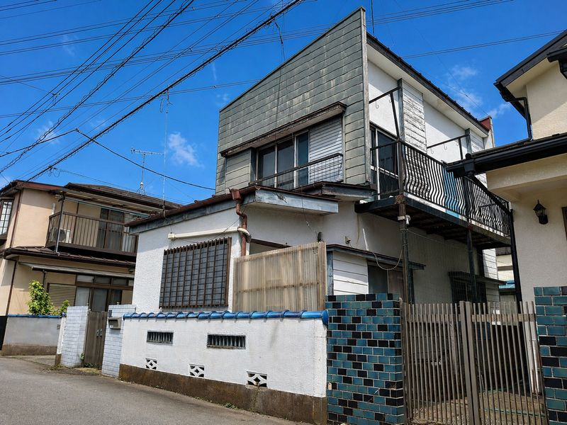東京都立川市一番町　角地の外観|未登記古家あり