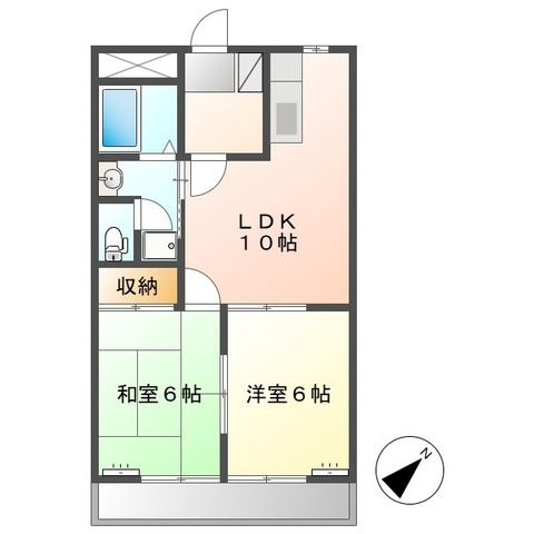 【間取り】 | ユーカリハイツ