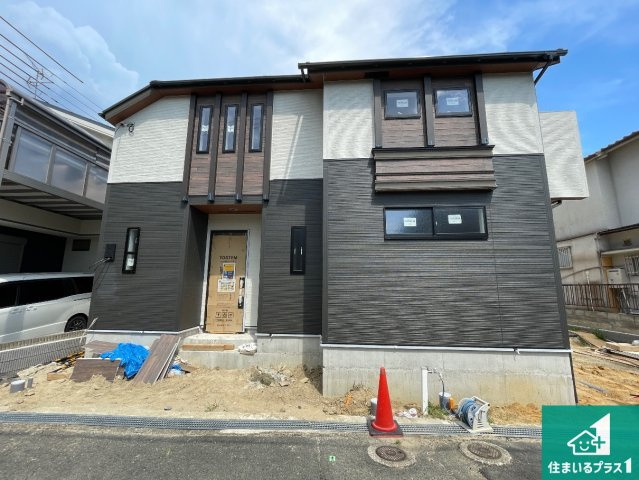 枚方市楠葉丘　新築一戸建ての外観|現在の進捗状況です！順調に作業進行中、完成が待ち遠しいです！詳細の間取り等、お気軽にお問い合わせください！
