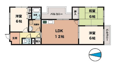 ハイツポールベールの間取り