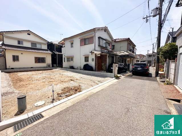 明石市藤が丘　第4期　新築一戸建ての前面道路含む現地写真|周辺は落ち着いた街並みの住宅地！子育てがしやすい住環境です！まだ未完成ですが、現地でしかわからない事もございます。是非一度ご覧ください。