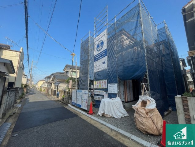 明石市藤が丘　第4期　新築一戸建ての前面道路含む現地写真|周辺は落ち着いた街並みの住宅地！子育てがしやすい住環境です！まだ未完成ですが、現地でしかわからない事もございます。是非一度ご覧ください。