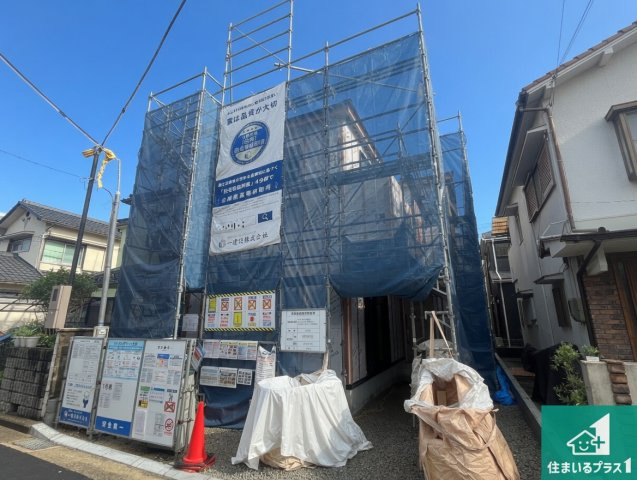 明石市藤が丘　第4期　新築一戸建ての外観|周辺は落ち着いた街並みの住宅地！子育てがしやすい住環境です！まだ未完成ですが、現地でしかわからない事もございます。是非一度ご覧ください。