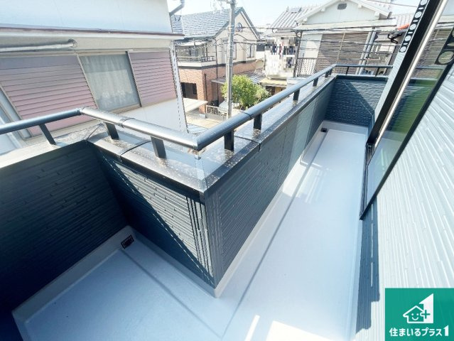 明石市藤が丘　第4期　新築一戸建てのバルコニー|日当たりのよいバルコニー！お部屋が開放的に！