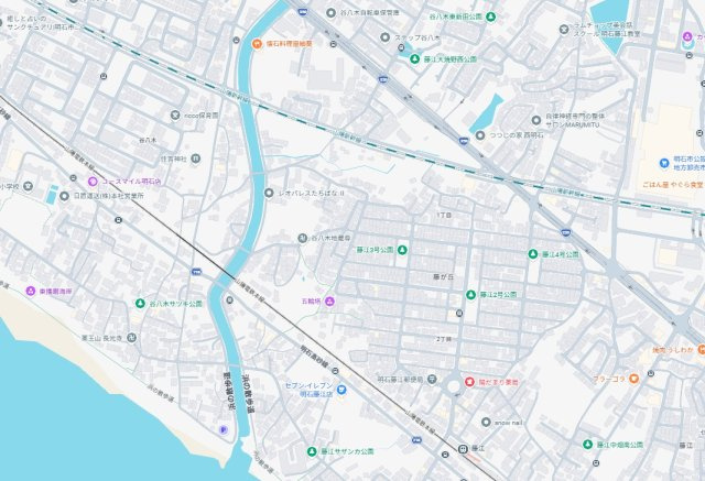 明石市藤が丘　第4期　新築一戸建ての地図