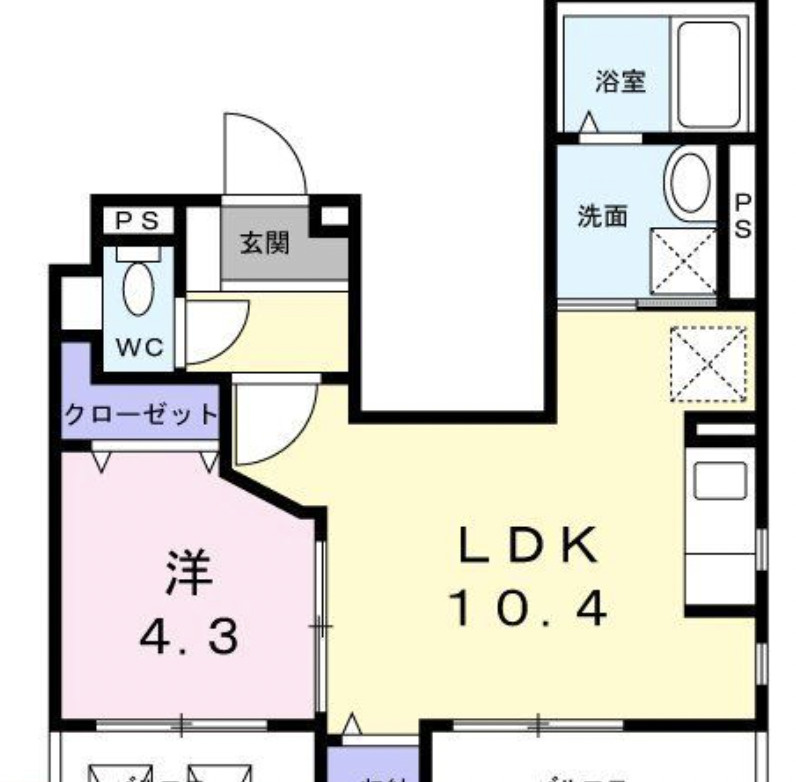エヌエス　フィールドの間取り