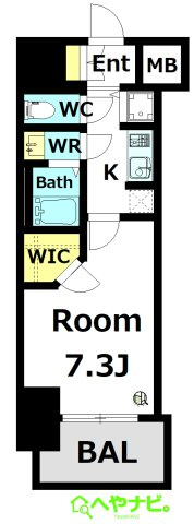 【間取り】 | S-RESIDENCE浅間町駅前axial(アクシャル)