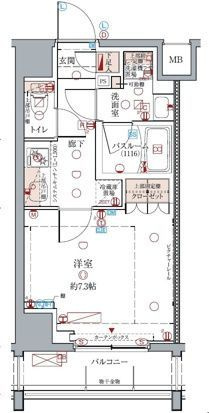 クレヴィスタ亀戸Ⅲの間取り